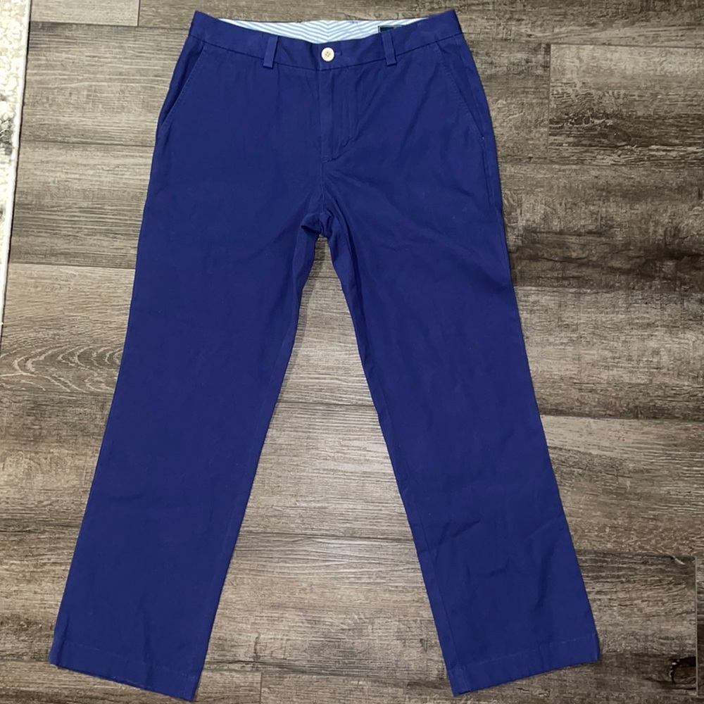 Vineyard Vines Slim Fit Breaker Pants Navy Blue  30 x 30